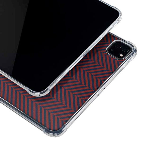 Blocked Polka Dot Chevron iPad Pro 12.9in (2020) Clear Case